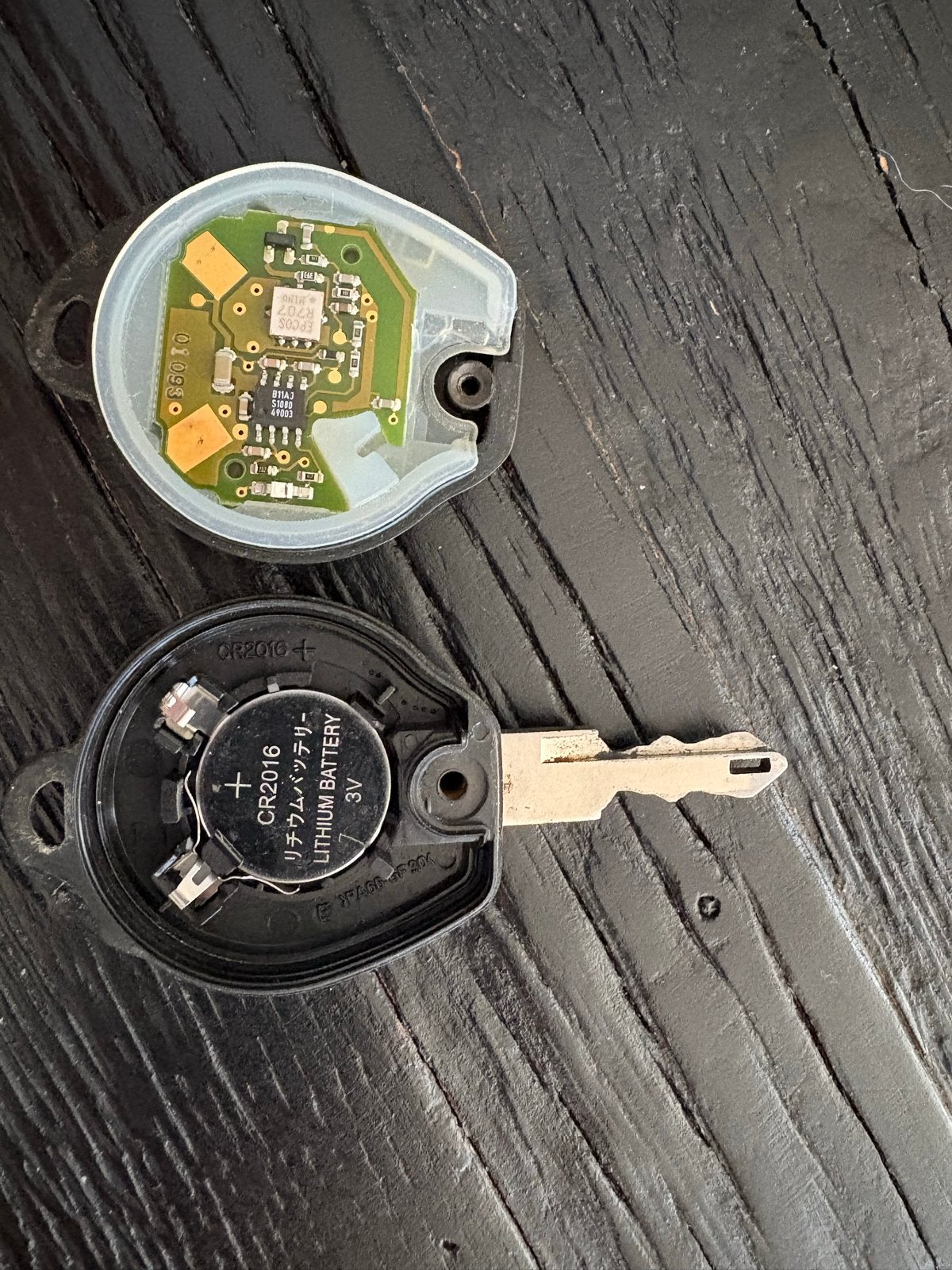 Peugeot 206 autosleutel met afstandsbediening en transponder, Ophalen of Verzenden, Gebruikt, Peugeot