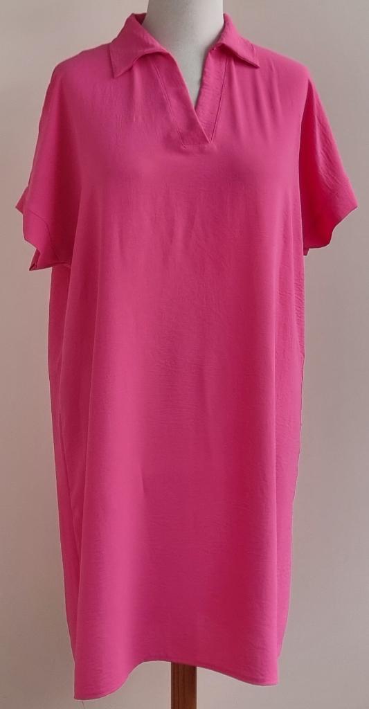 Made in Italy hardroze tuniek blouse mt. XL, Made in Italy, Maat 46/48 (XL) of groter, Ophalen of Verzenden, Zo goed als nieuw