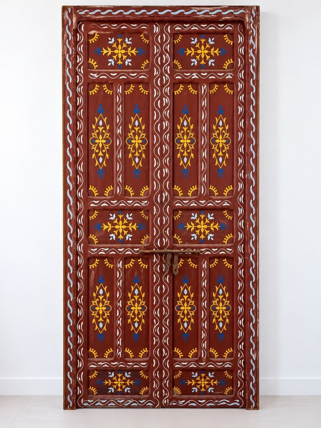 Unieke handgeschilderde klapdeur 208x104 cm, Ophalen