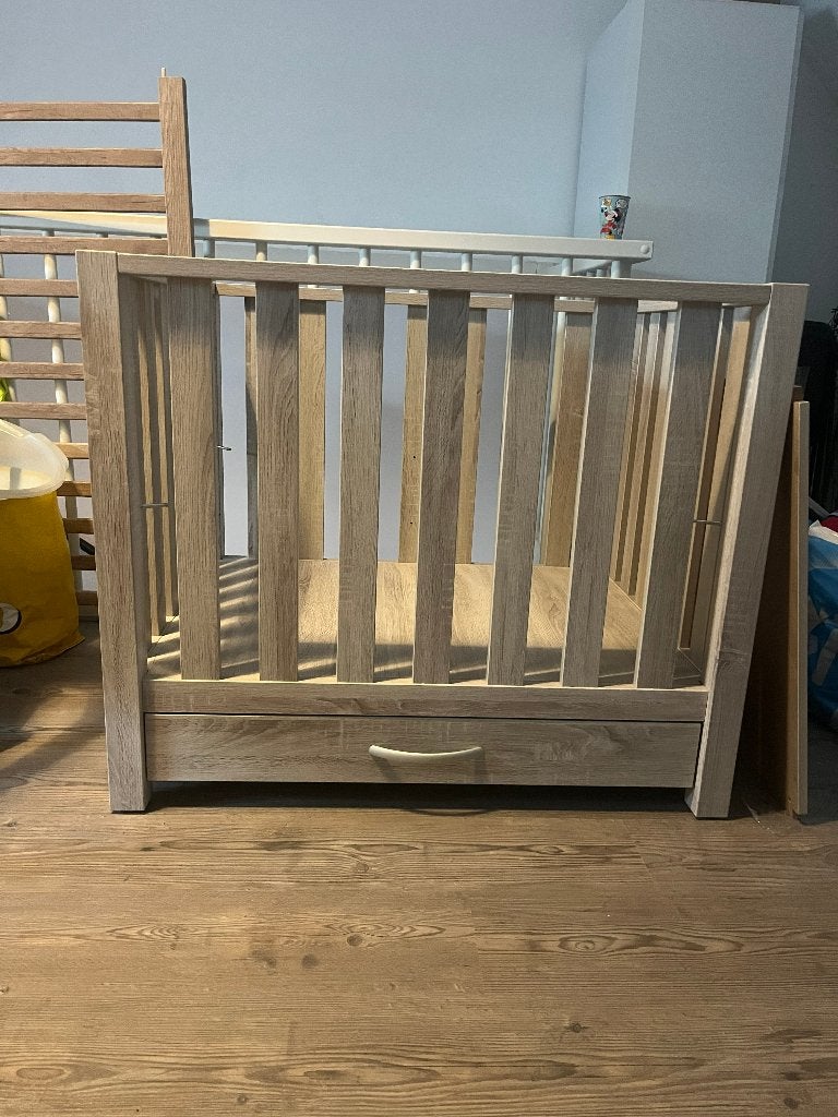 Babybox twf met lade, Ophalen, Gebruikt, Rechthoekig, In hoogte verstelbaar