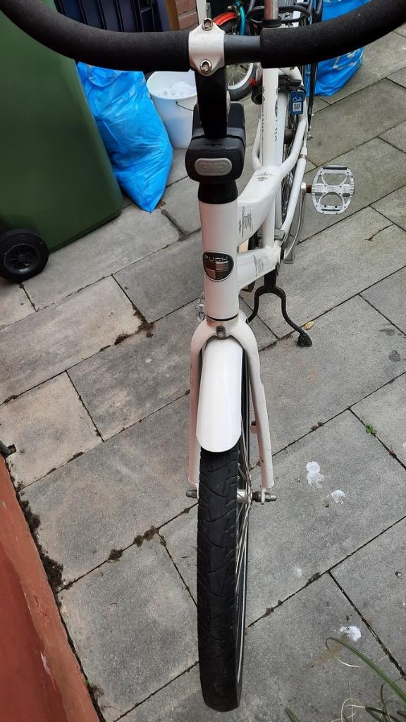 Damesfiets, Fietsen en Brommers, Fietsen | Dames | Damesfietsen, Terugtraprem, Gebruikt, 50 tot 53 cm, Ophalen