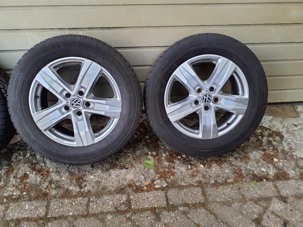 18 inch Lichtm. Velgen 5x 120 met band, vw crafter/ sprinter, Ophalen, 18 inch, Bestelwagen, 255 mm