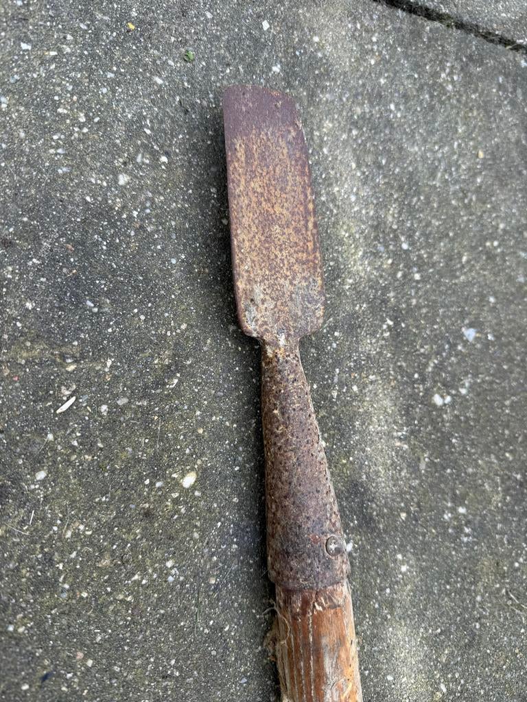 Oude plant- of spitspade, Tuin en Terras, Ophalen of Verzenden, Gebruikt, Spade