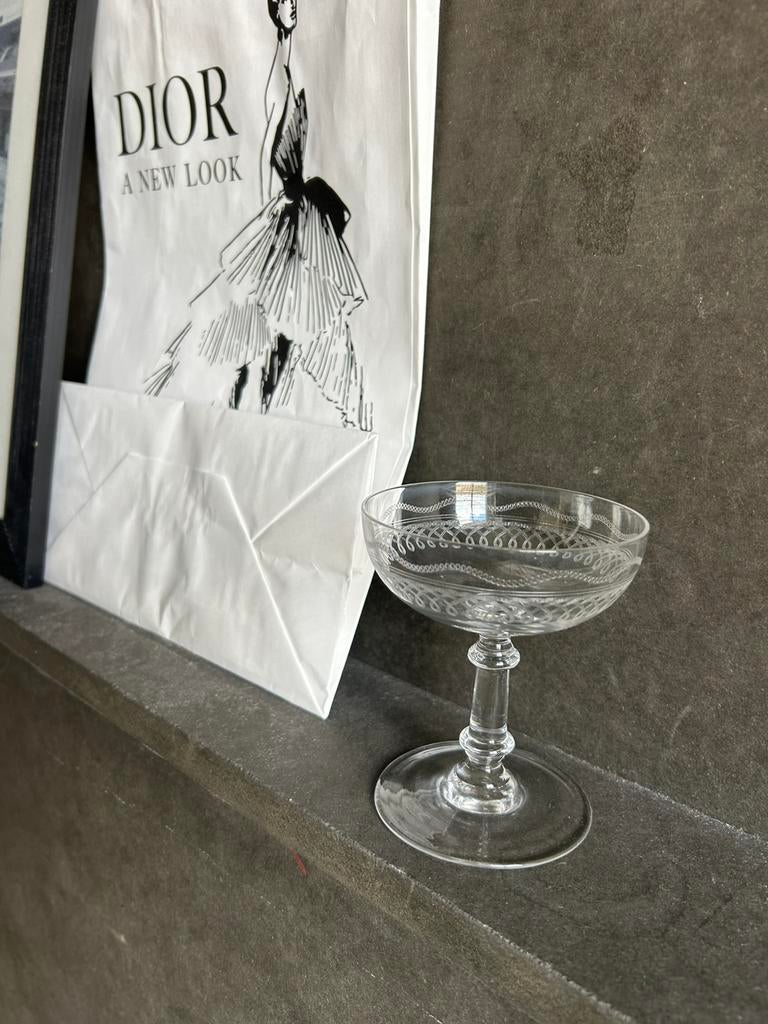 Portieux antieke champagnecoupe, Ophalen of Verzenden, Gebruikt, Overige typen