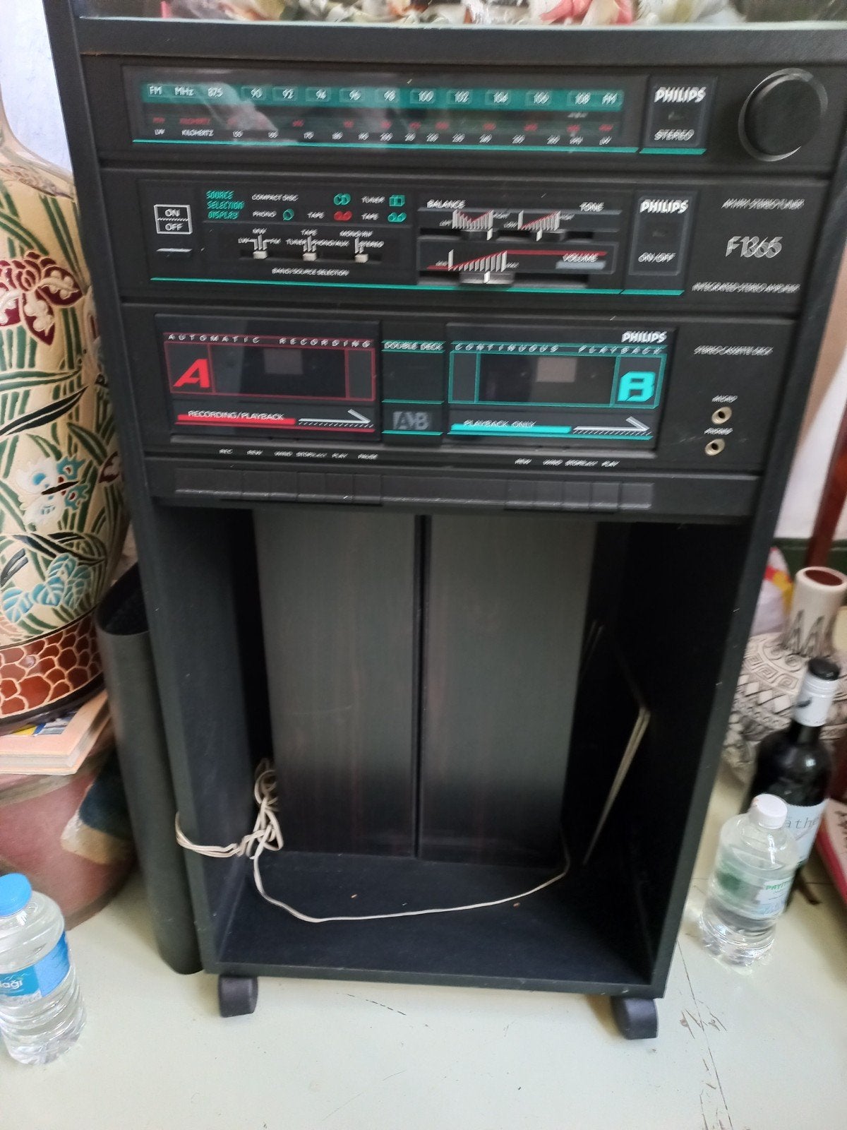 Stereo toren met box compleet zgan, Ophalen of Verzenden, Zo goed als nieuw