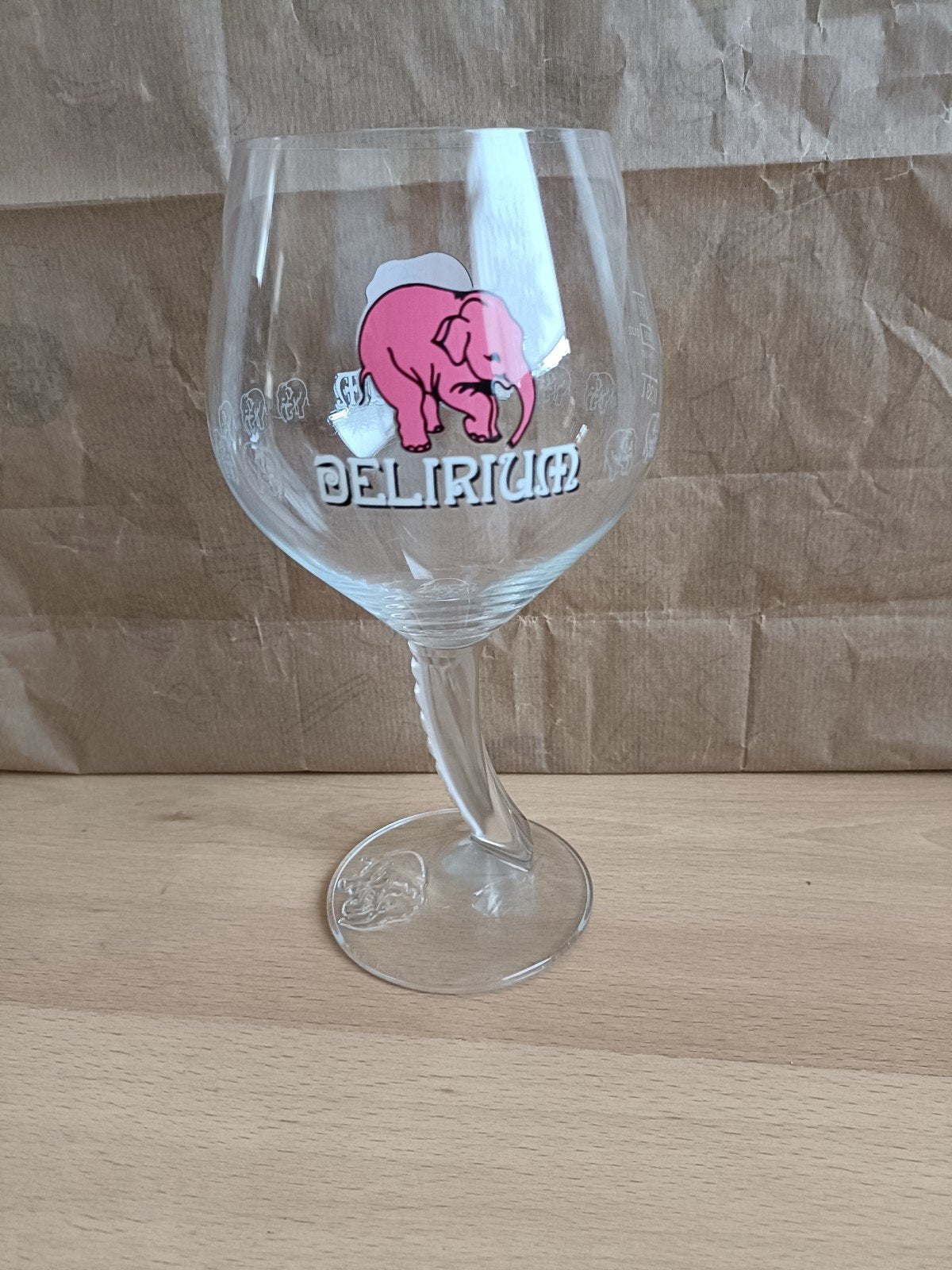Mooi Delirium glas 0,5l, Ophalen of Verzenden, Zo goed als nieuw, Glas of Glazen, Overige merken