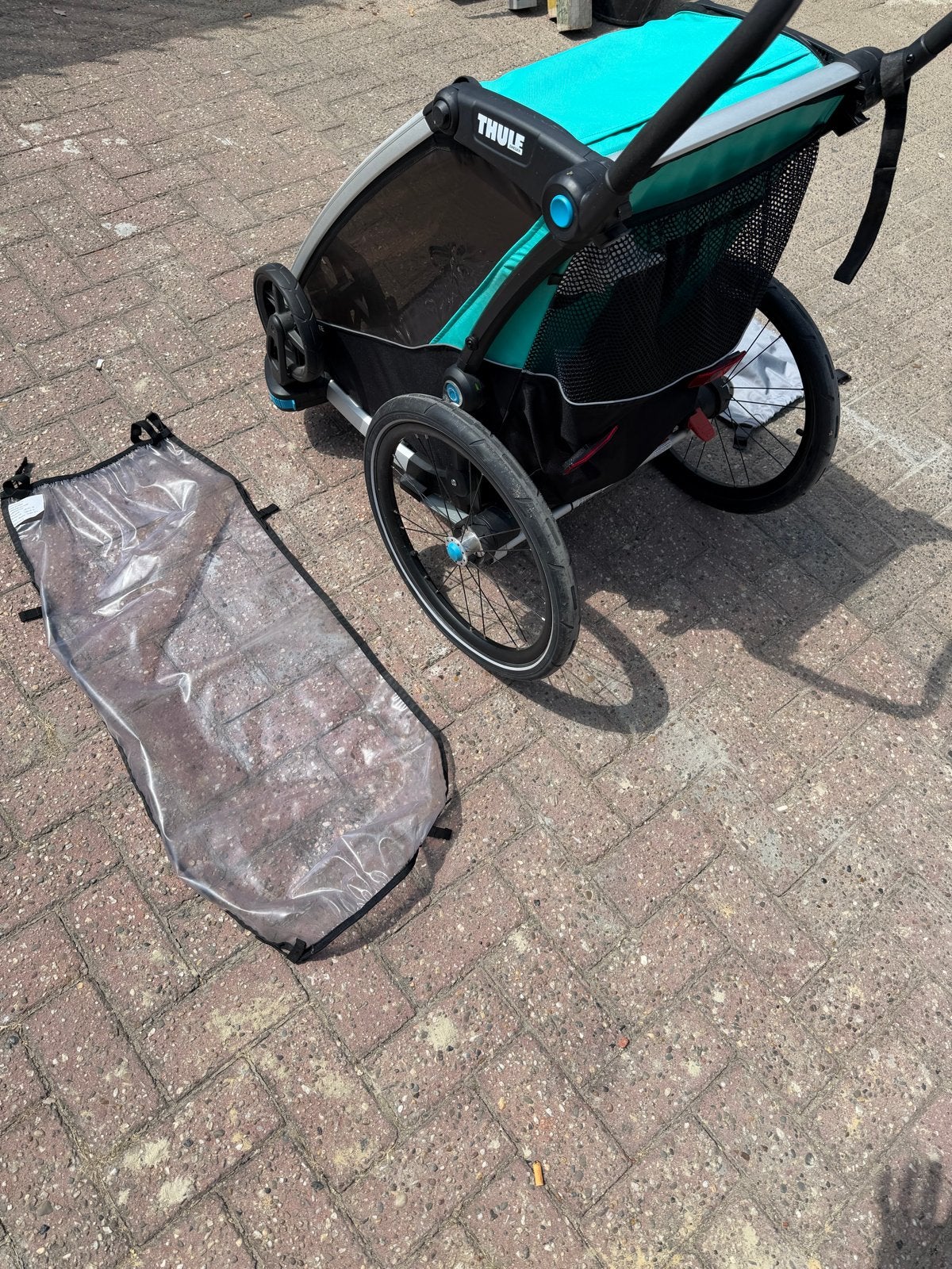 Thule fietsenkar/kinderaanhanger - Zo goed als nieuw, Ophalen, Zo goed als nieuw, Kinderkar