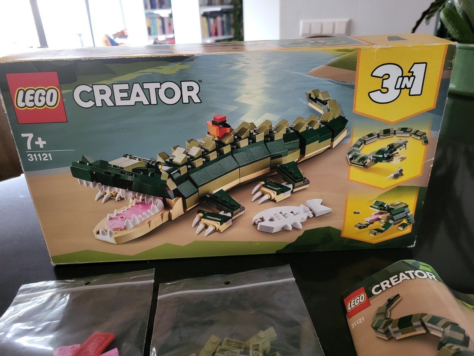 LEGO Creator 3in1 Krokodil (31121), Ophalen of Verzenden, Zo goed als nieuw