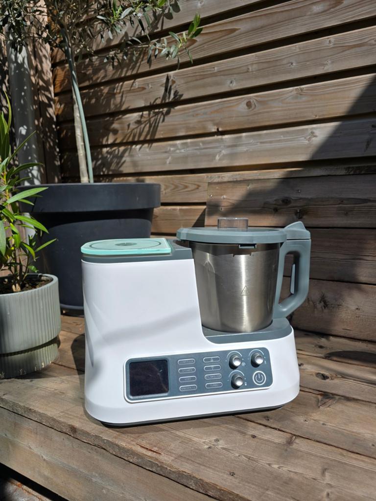 Quigg Keukenmachine met WLAN-functie, Witgoed en Apparatuur, Keukenmixers, 2 tot 3 liter, Ophalen of Verzenden, Zo goed als nieuw