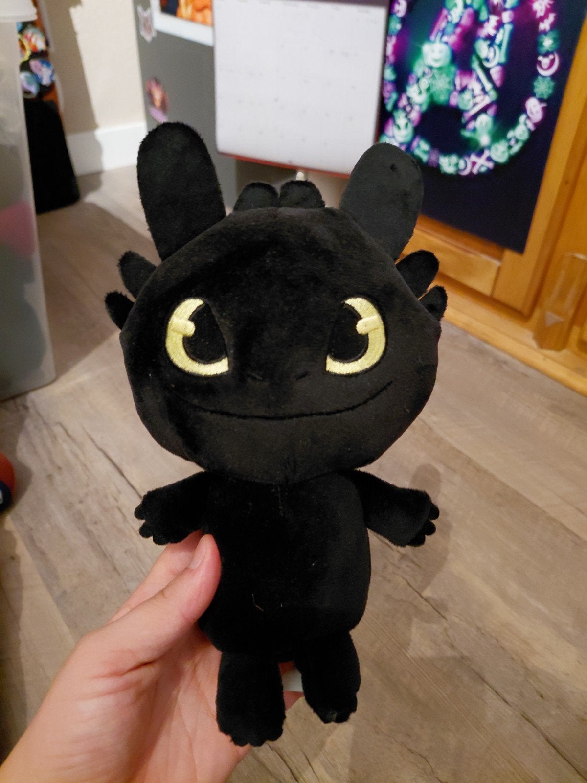 Toothless knuffel - How to Train Your Dragon, Overige merken, Overige karakters, Overige typen, Zwart