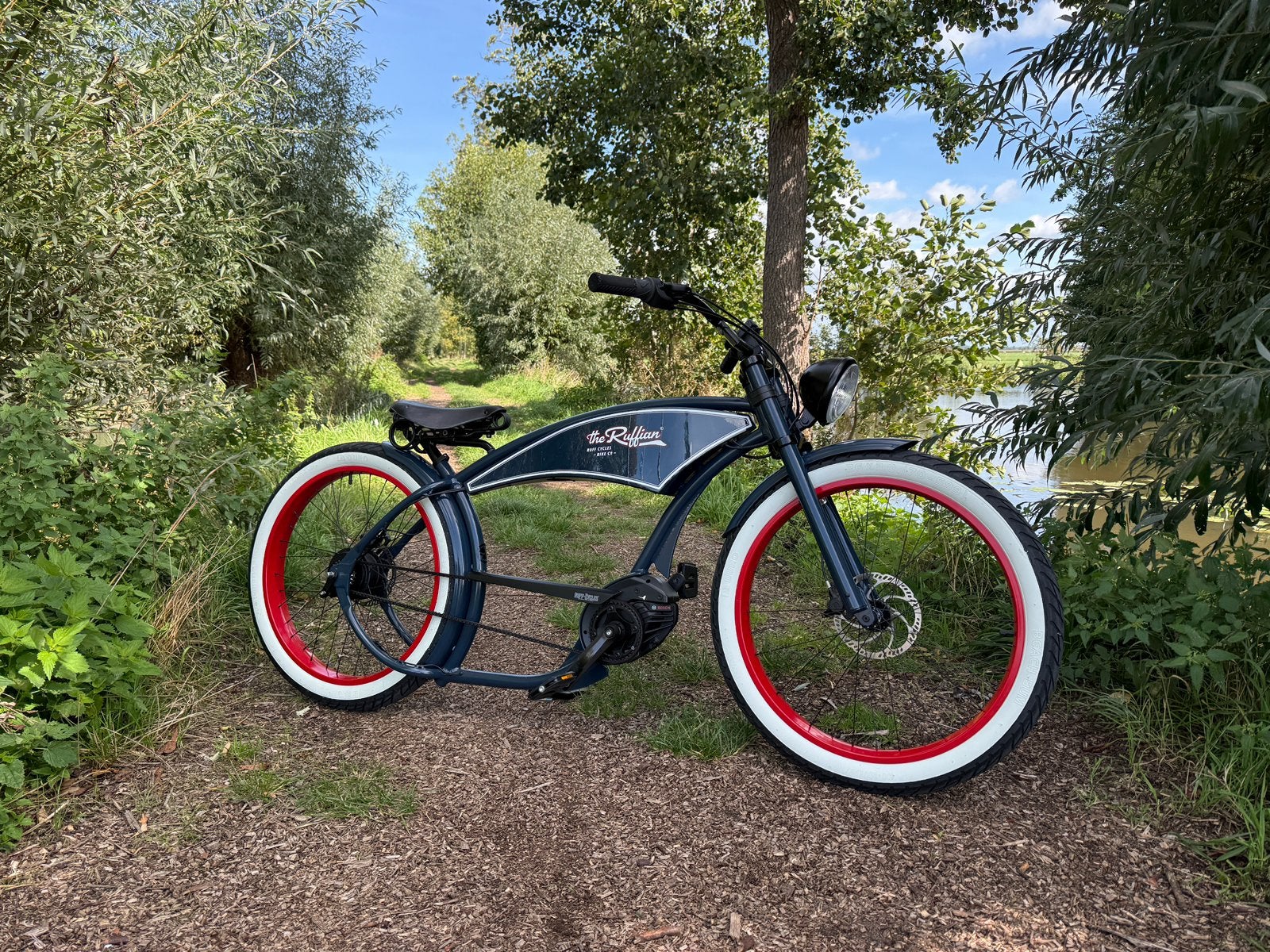 Ruff Cycles - The Ruffian Clandestine Blue, Ophalen, Lowrider, Staal, Nieuw