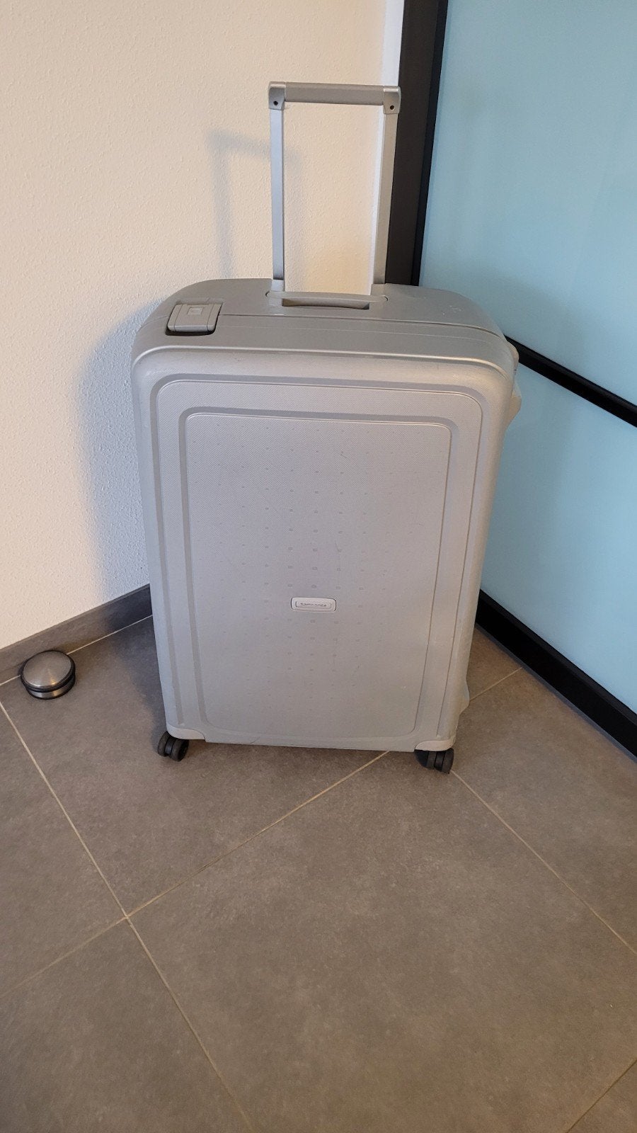 SAMSONITE S'CURE SPINNER 81CM XXL KOFFER, Gebruikt, Hard kunststof, 35 tot 45 cm, Wieltjes