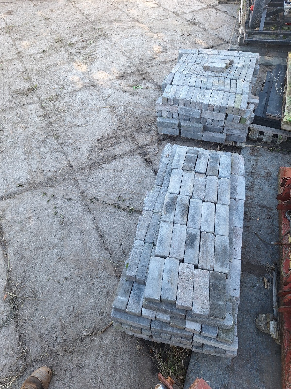 nieuwe Waaltjes 20cm x 5xm  ca. 6m2, Tuin en Terras, Ophalen, Klinkers, Nieuw, Minder dan 5 m²