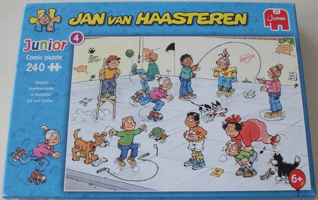 Puzzel *** SPEELKWARTIERTJE *** 240 stukjes Jan v. Haasteren, Ophalen of Verzenden, Minder dan 500 stukjes, Zo goed als nieuw