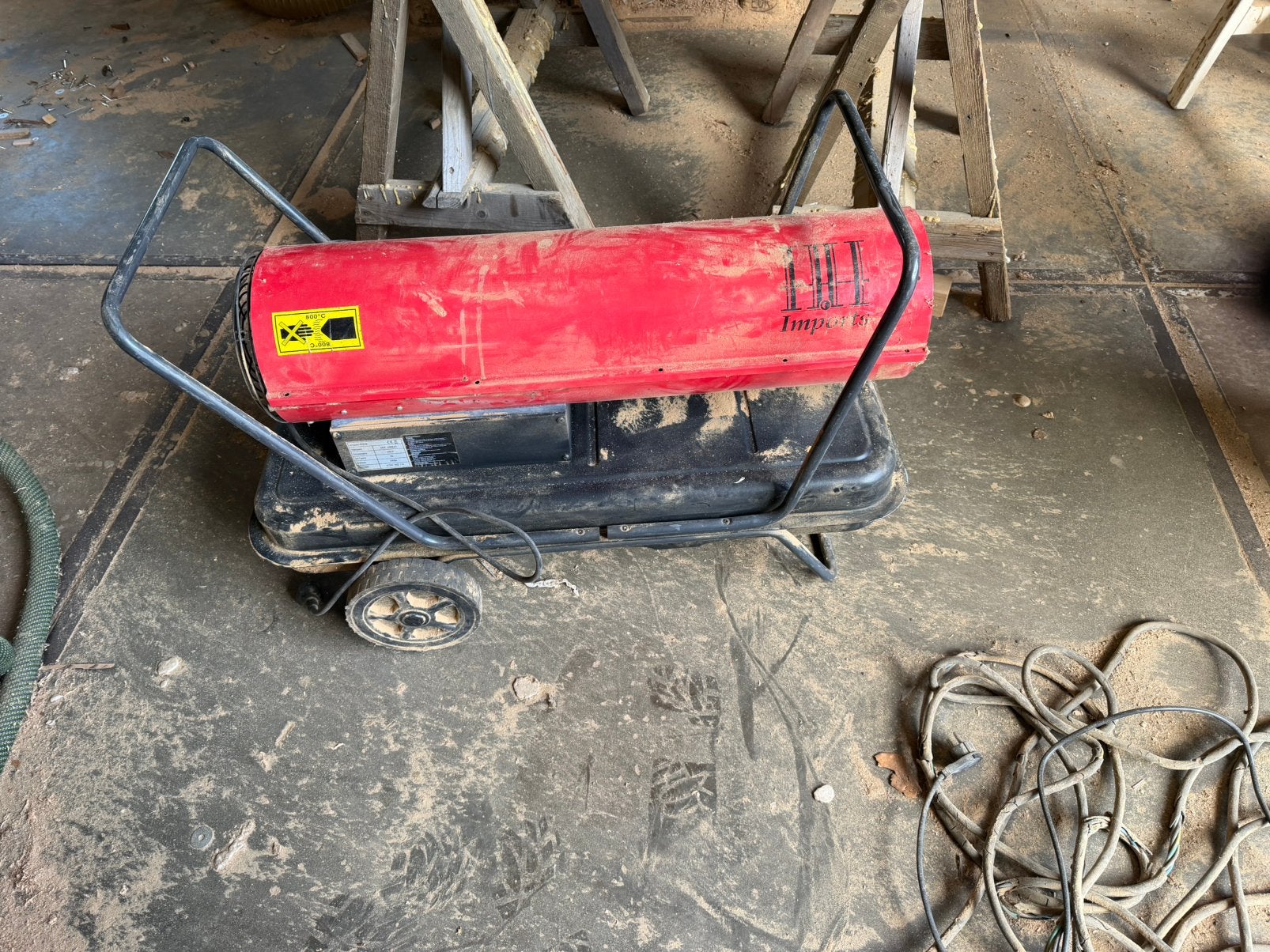 Diesel heater, Ophalen, 30 tot 80 cm, Gebruikt, Kachel