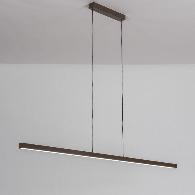 hanglamp led bruin bar tafel eettafel kookeiland keuken lamp, Ophalen of Verzenden, Nieuw, Kunststof