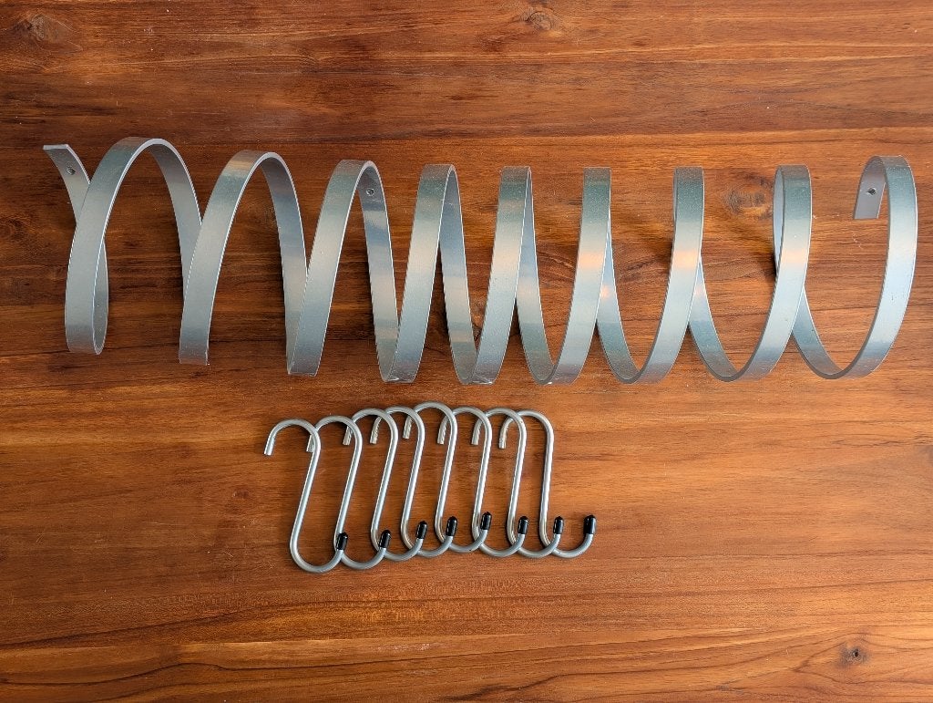 Spiraal kapstok met haken - Zo goed als nieuw, Zo goed als nieuw, Minder dan 100 cm, Metaal, Ophalen
