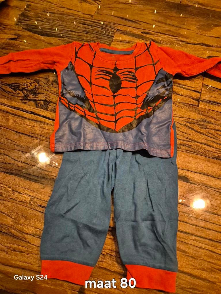 Spiderman Pyjama Set Maat 80, Nacht- of Onderkleding, Gebruikt, Ophalen of Verzenden, Spiderman