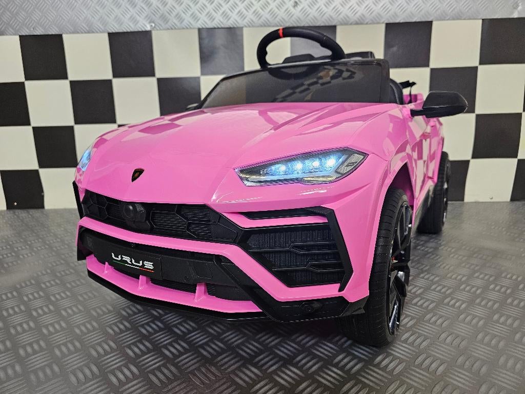 Kinderauto Lamborghini Urus - soft start - leren zit - RC, Kinderen en Baby's, Speelgoed | Speelgoedvoertuigen, Nieuw, Afstandsbediening