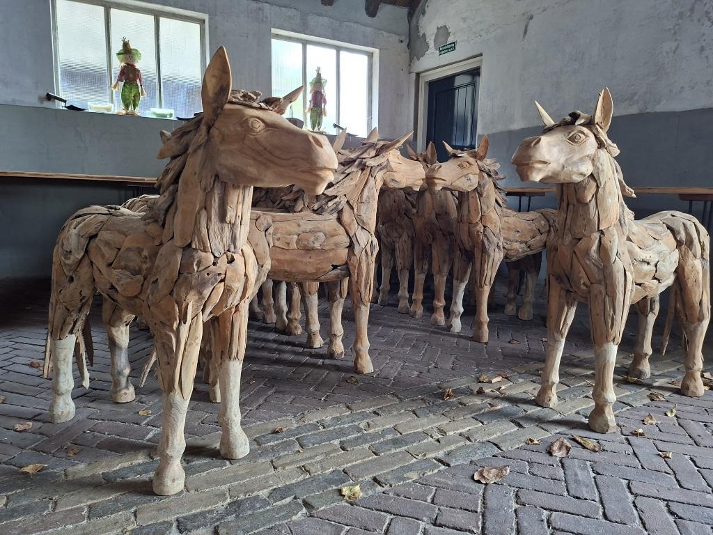 Houten paardjes