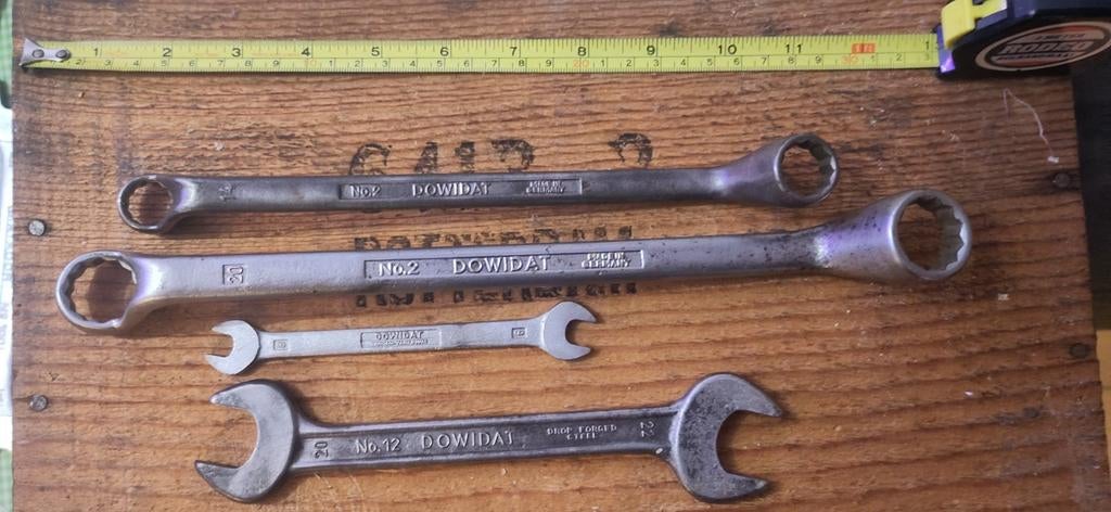 4 Dowidat Sleutels - Vintage Gereedschap, Ophalen of Verzenden, Gebruikt