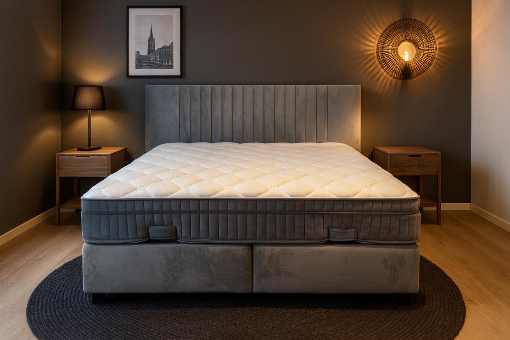 Boxspring/Baza met opbergruimte 180cm Direct/leverbaar E7100, Huis en Inrichting, #Boxspring#Opbergbox#opbergruimte#Bazabox#180#Grijs
