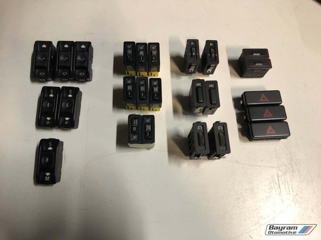 Bmw E36 diverse schakelaar stoelverwarming automaat 3-serie, Gebruikt, -, -, Ophalen of Verzenden