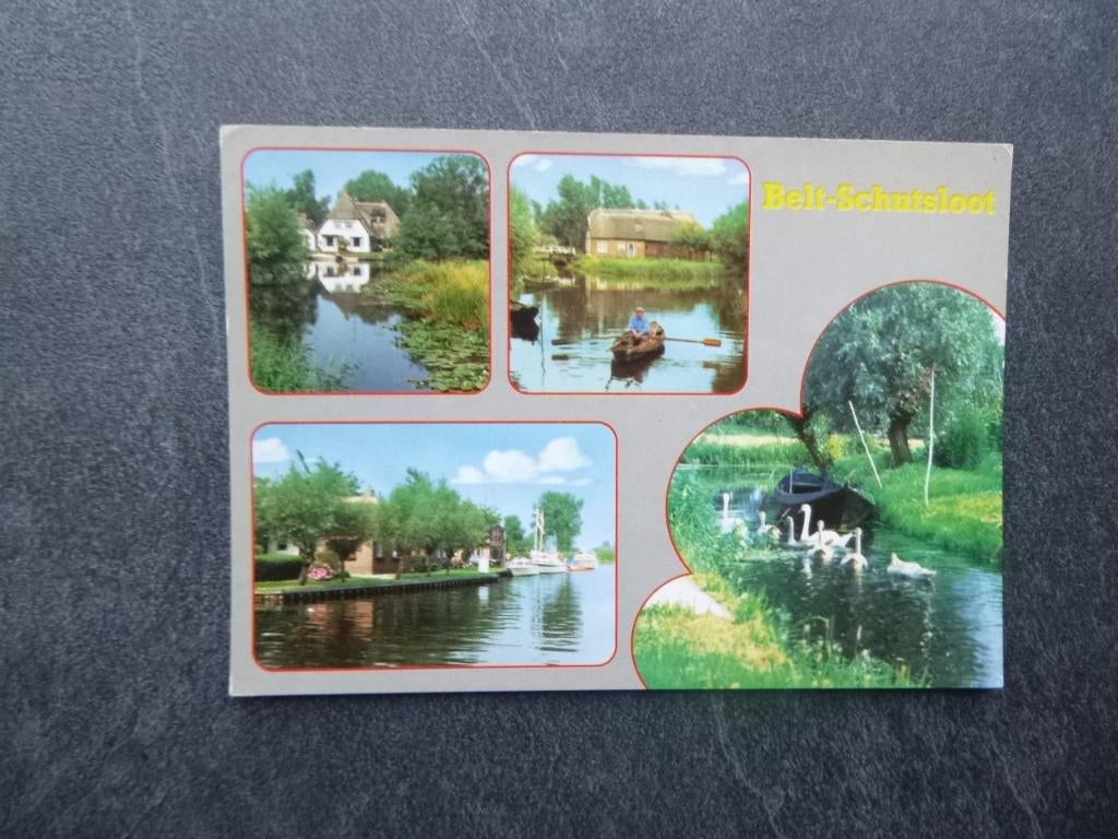Belt Schutsloot, bootje/zwanen, Ophalen of Verzenden, 1980 tot heden, Gelopen, Noord-Brabant