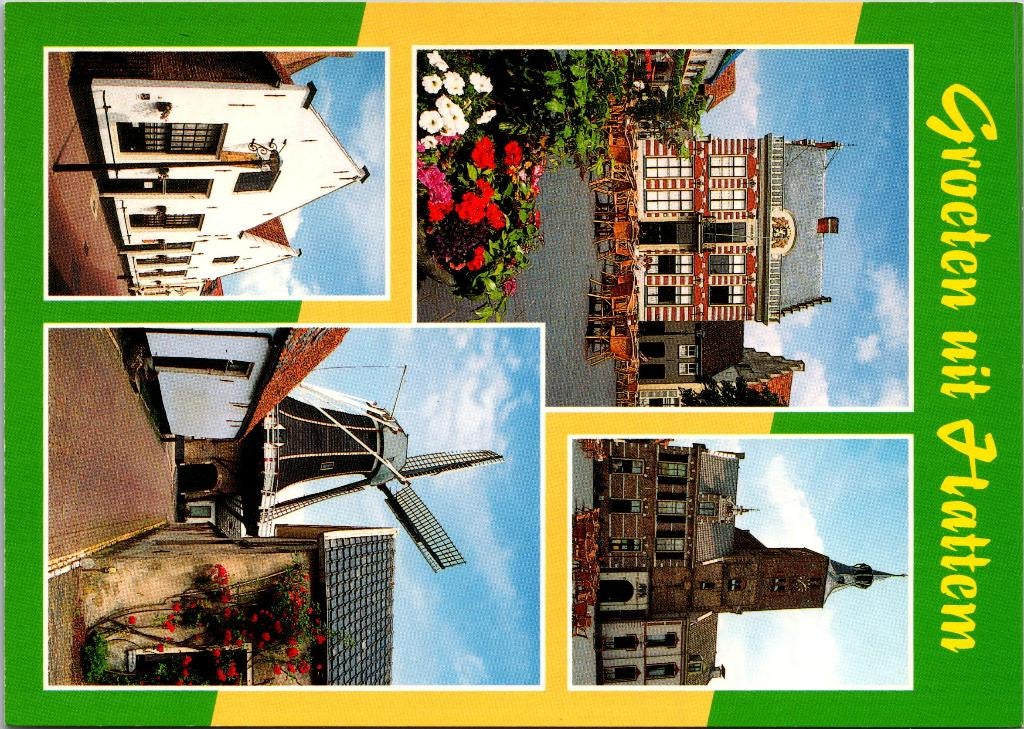 Hattem - 4 ansichtkaarten, Verzenden, 1980 tot heden, Ongelopen, Gelderland