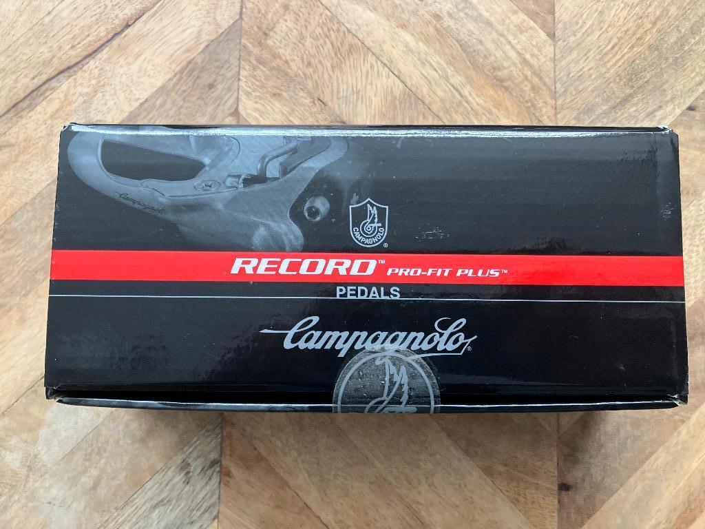 NIEUWE racefiets pedalen Campagnolo Record Profit Plus (Ti), Ophalen of Verzenden, Nieuw, Crankstel of Pedalen, Campagnolo