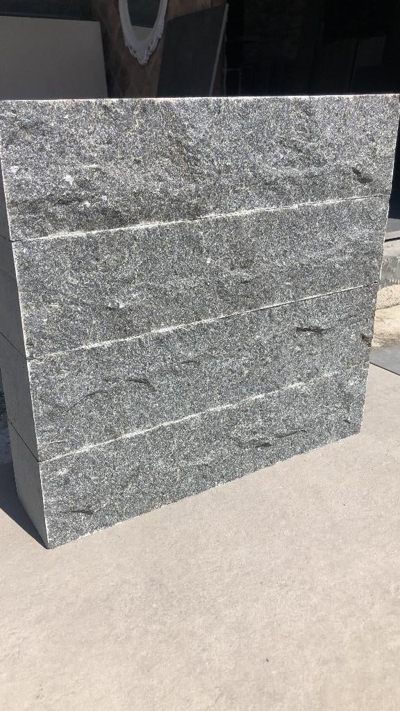 stapelblok kleurvast graniet 12x12x50 10x10x40 borderstenen, Tuin en Terras, Biels, Nieuw, Ophalen of Verzenden, Natuursteen