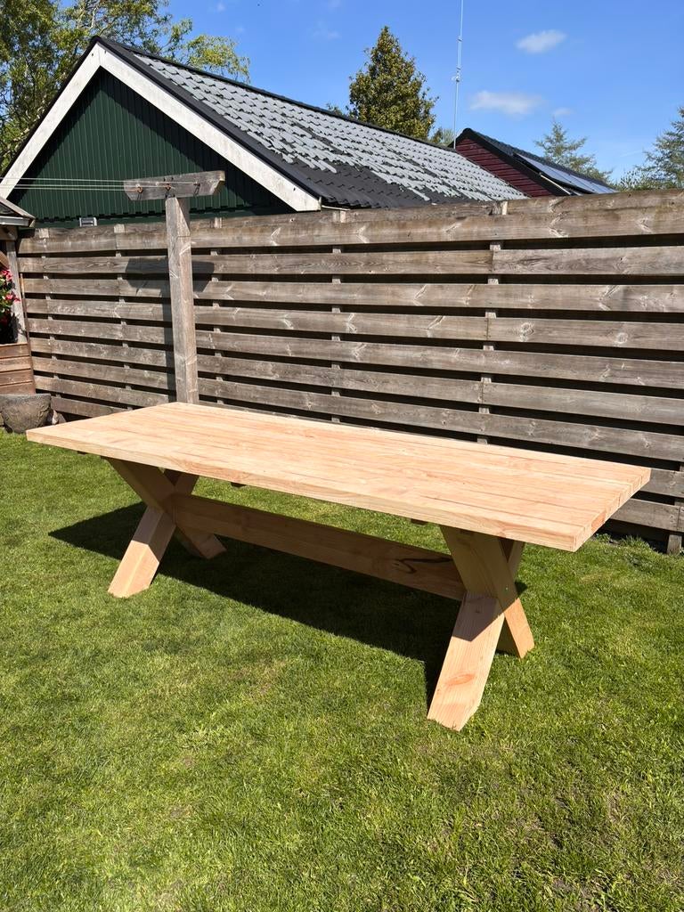 Robuste douglas tafel, Tuin en Terras, Tuintafels, Ophalen, Nieuw, Rechthoekig, Hout