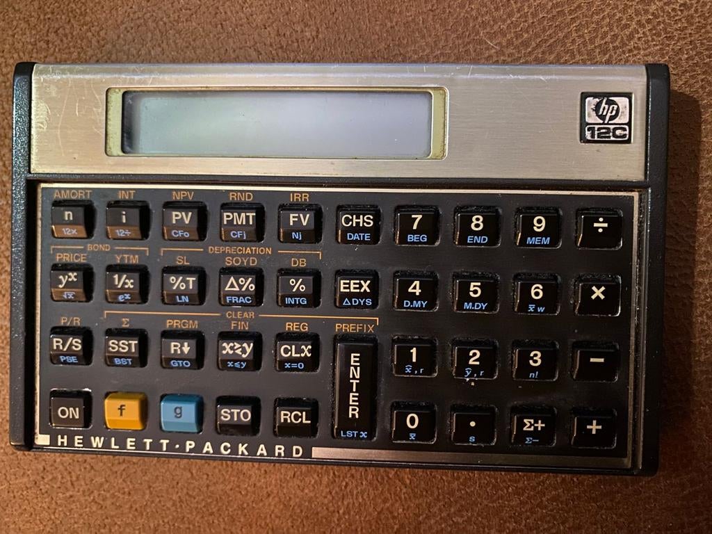 Hewlett Packard C12 rekenmachine, Ophalen