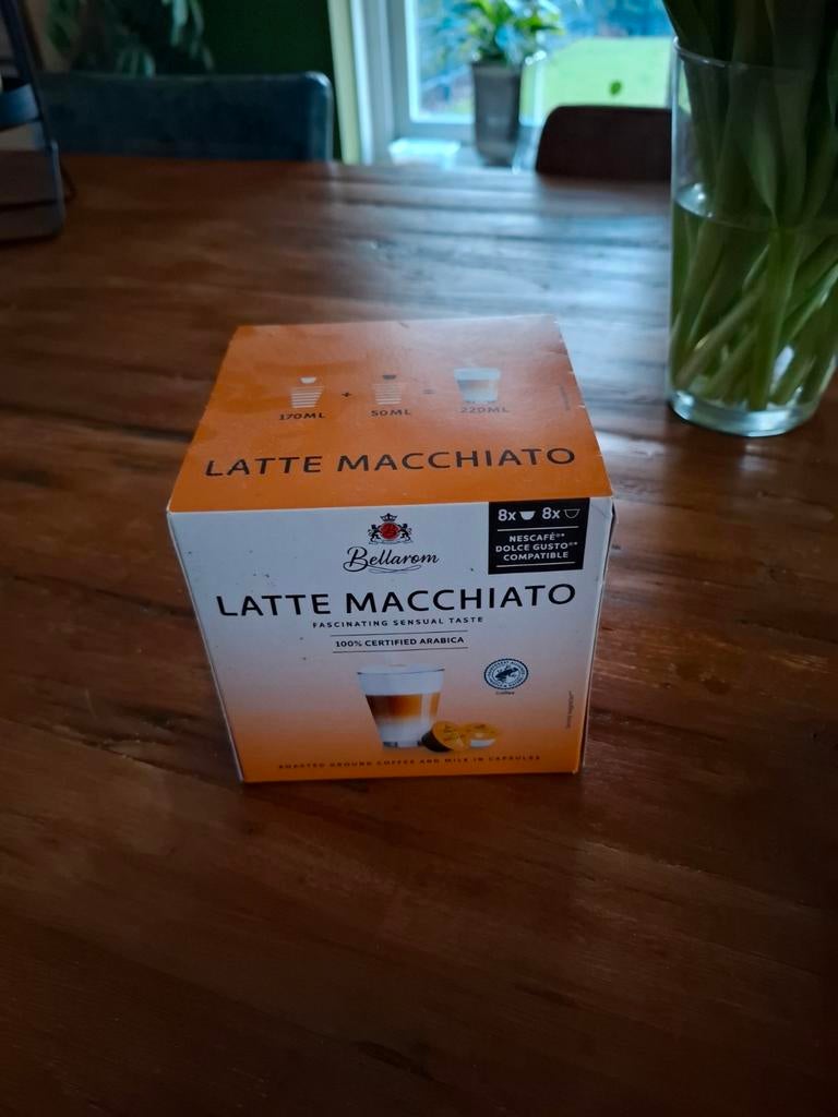 Nescafé Latte Macchiato - 8 stuks, Ophalen, Koffiepads en cups, 1 kopje, Koffiemachine