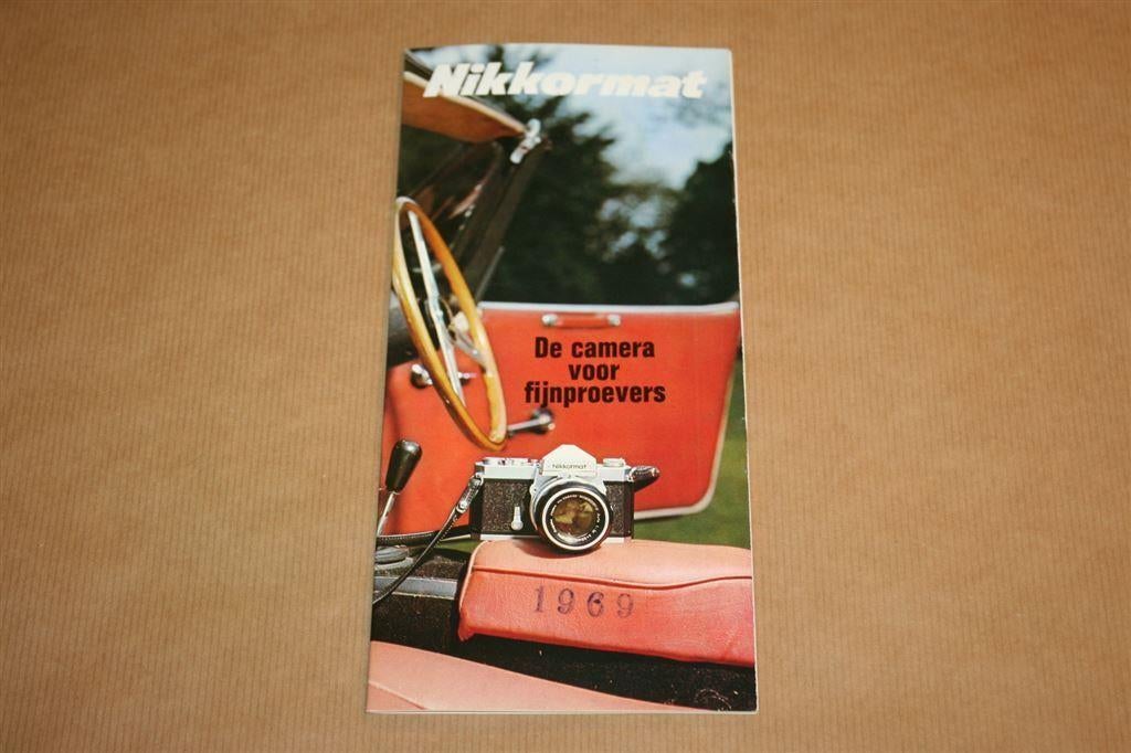 Zeldzame catalogus - Nikkormat Camera - 1969 !!, Ophalen of Verzenden, 1960 tot 1980, Fototoestel