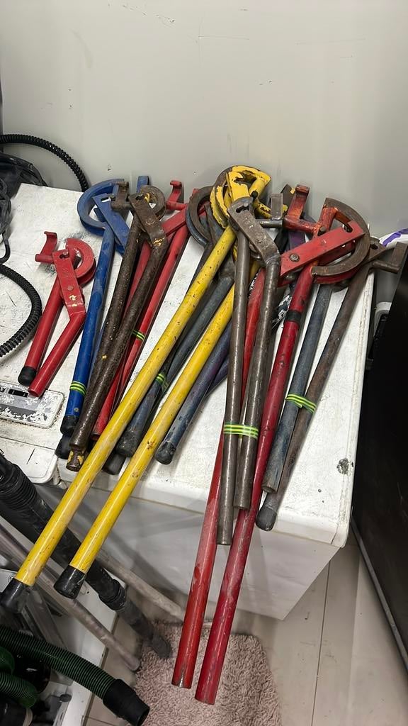 Buigtangen 15,18,22mm 10stuks, Ophalen of Verzenden, Zo goed als nieuw, Overige typen, Minder dan 2 meter