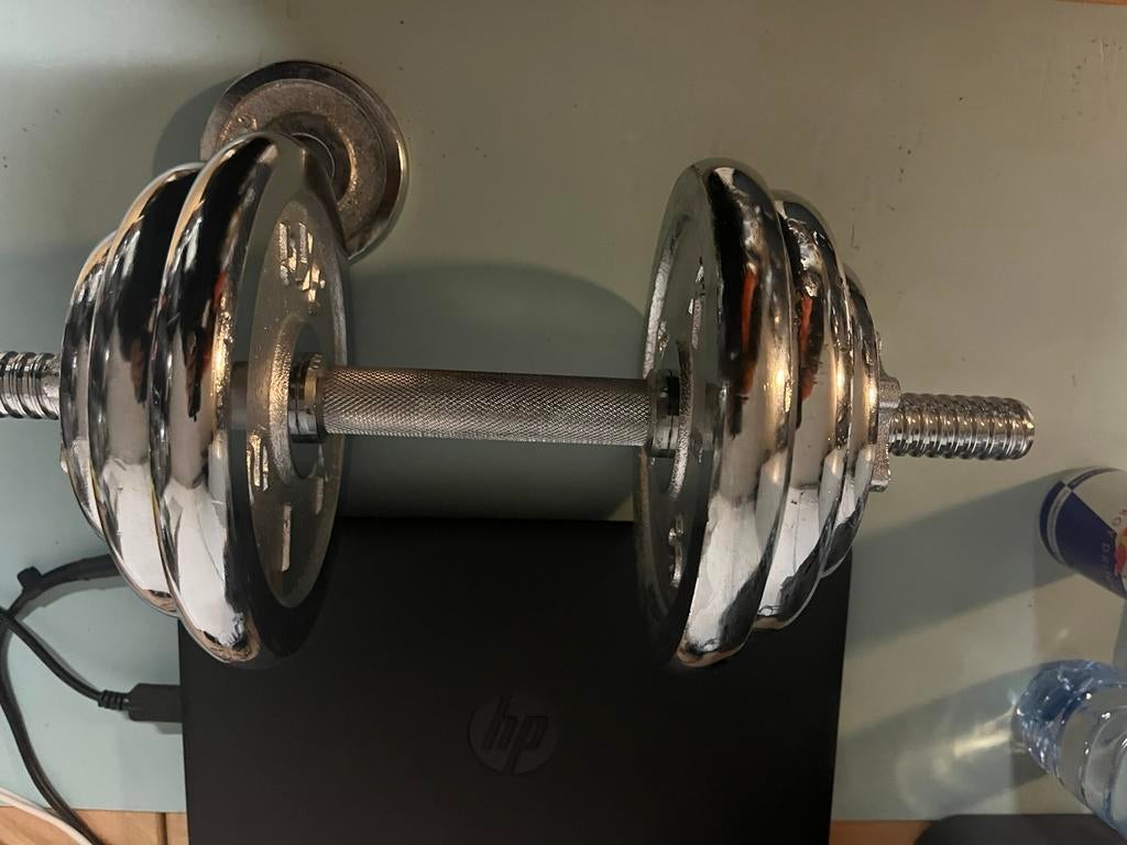 Dumbells Gietijzer Nieuw, Ophalen of Verzenden, Zo goed als nieuw, Dumbbell
