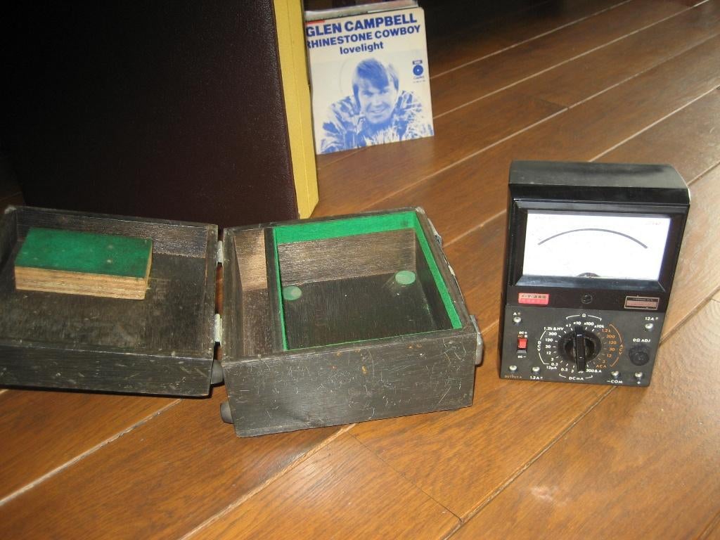 vintage Electrisiche meetapparatuur inclusief luxe koffer, Ophalen of Verzenden