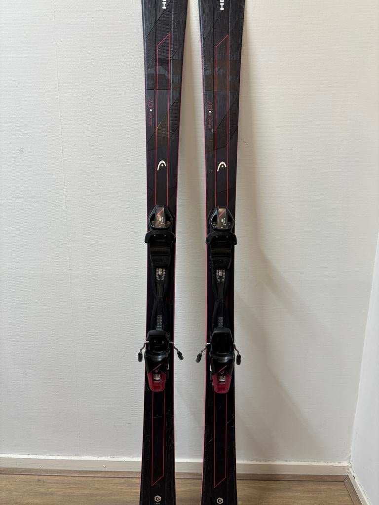 Head Ski's 163cm + Salomon skischoenen maat 26, Sport en Fitness, Skiën en Langlaufen, Ophalen, 160 tot 180 cm, Gebruikt, Skiën