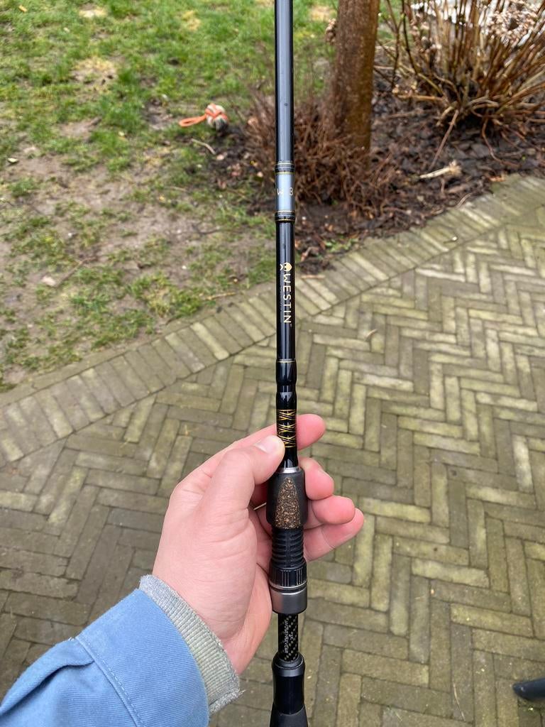 Westin W3 powershad, Watersport en Boten, Hengelsport | Roofvissen, Ophalen of Verzenden, Zo goed als nieuw, Werphengel
