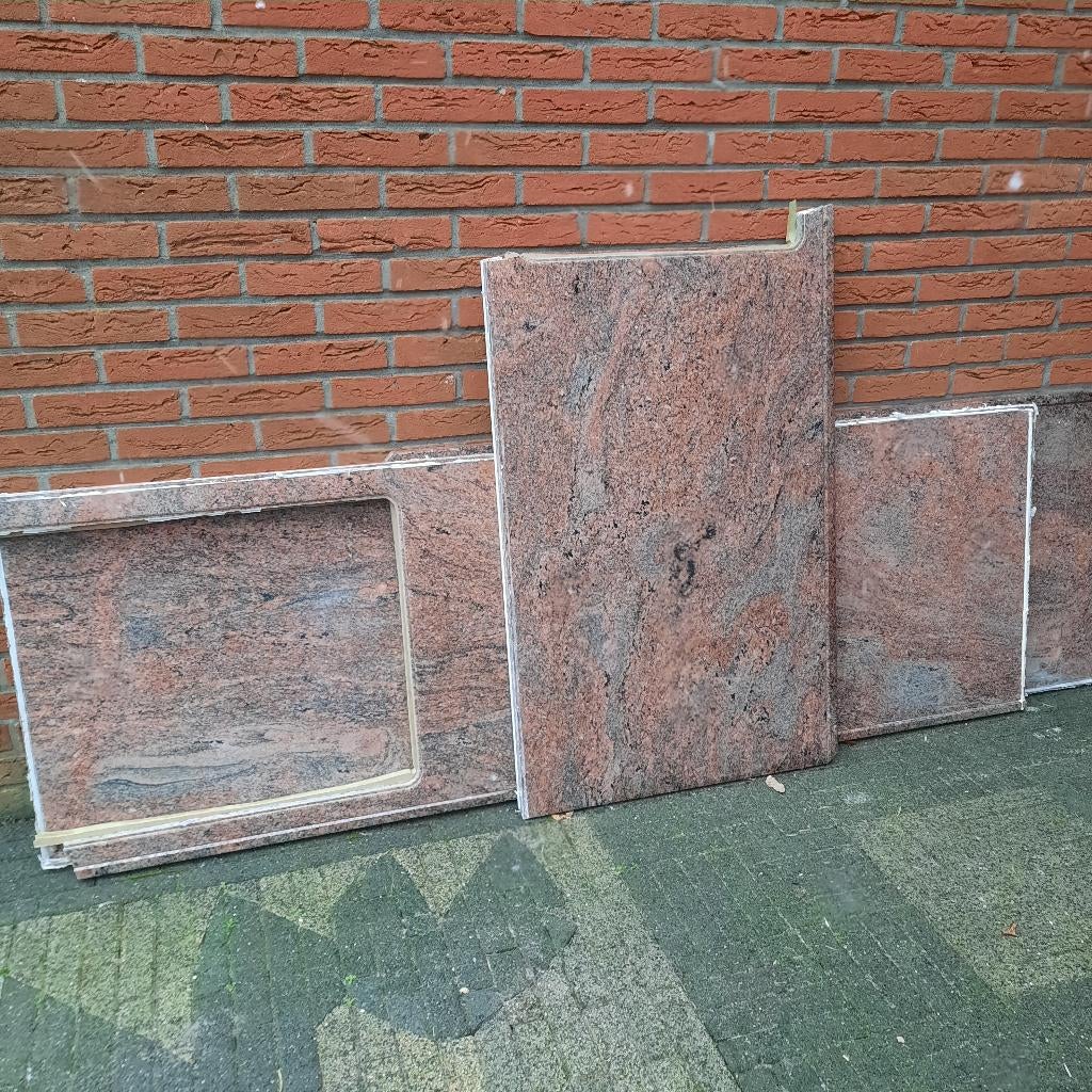 Graniet, Huis en Inrichting, Keuken | Keukenelementen, Ophalen, Gebruikt, Minder dan 100 cm, 50 tot 75 cm