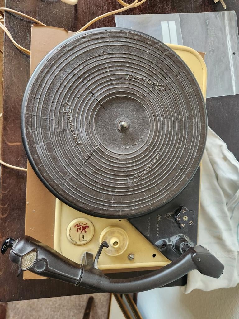 Vintage Garrard Platenspeler - Klassieker!, Audio, Tv en Foto, Platenspelers, Ophalen, Gebruikt, Platenspeler, Overige merken