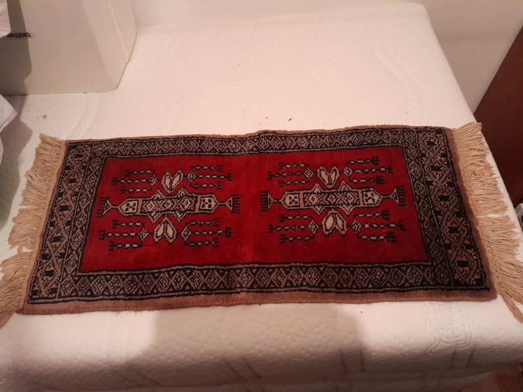 BROCANT handgeknoopt Perzisch kleed tapijt met franjes, Ophalen of Verzenden