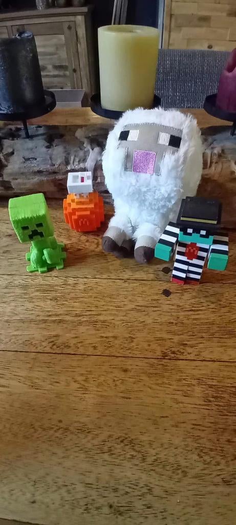 Minecraft Knuffels - Diverse Karakters, Ophalen of Verzenden, Zo goed als nieuw, Overige typen