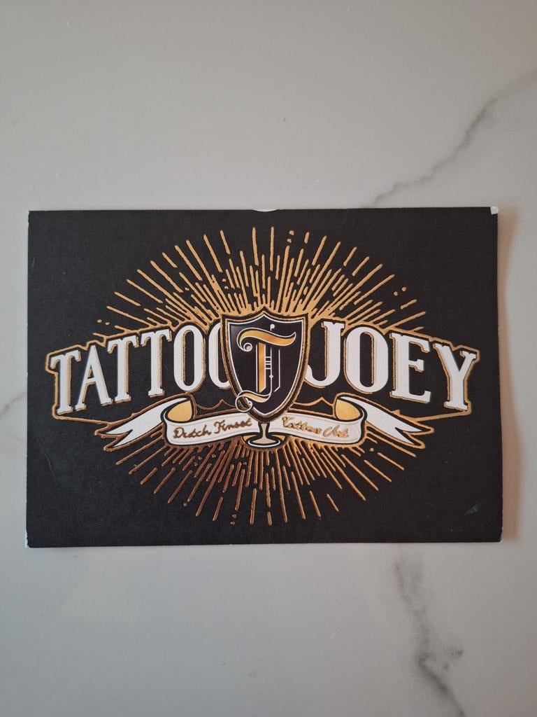 Gift Card Tattoo Joey Geldrop, Ophalen of Verzenden