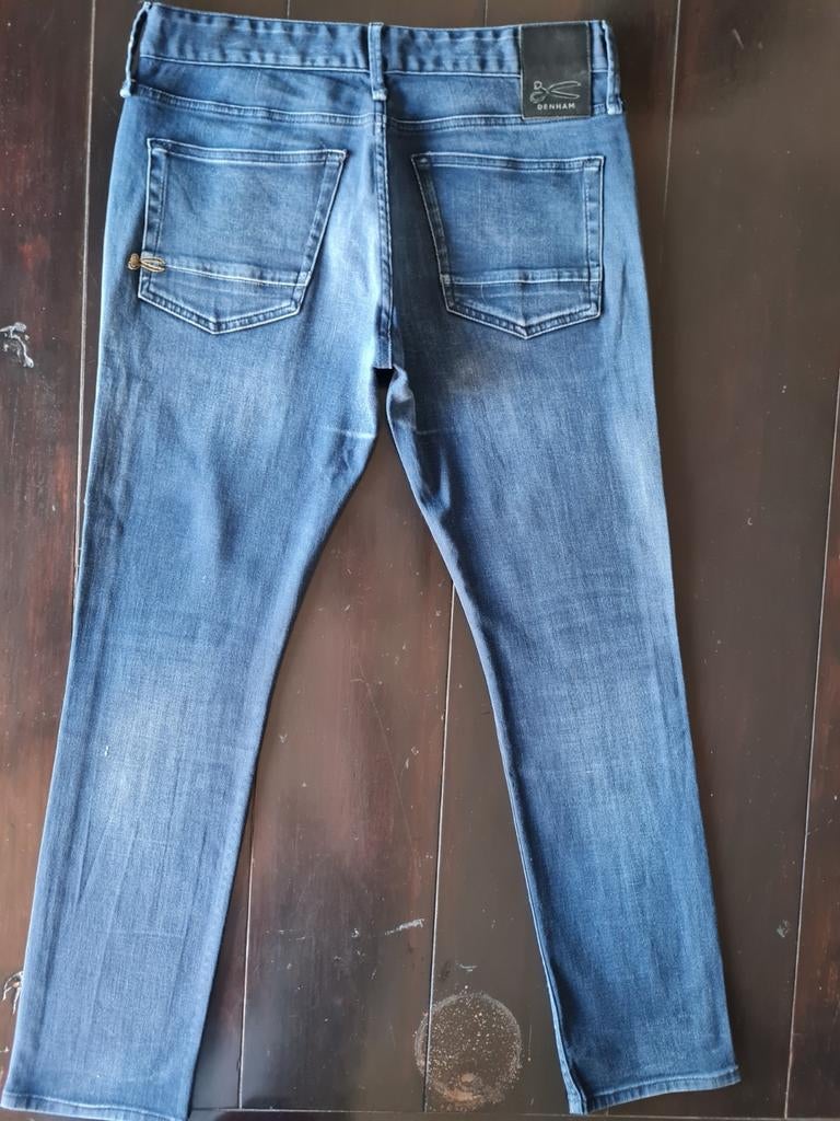 DENHAM RAZOR SLIM FIT STRETCH CANDIANI MILAN JEANS 33/32!!, Kleding | Heren, Spijkerbroeken en Jeans, Blauw, Ophalen of Verzenden
