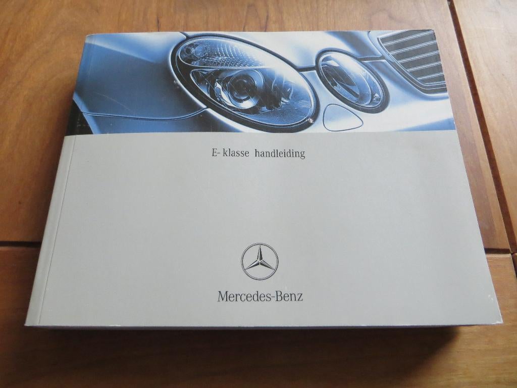 Instructieboek Mercedes E-klasse sedan W211 + E55 AMG 2002, Ophalen of Verzenden