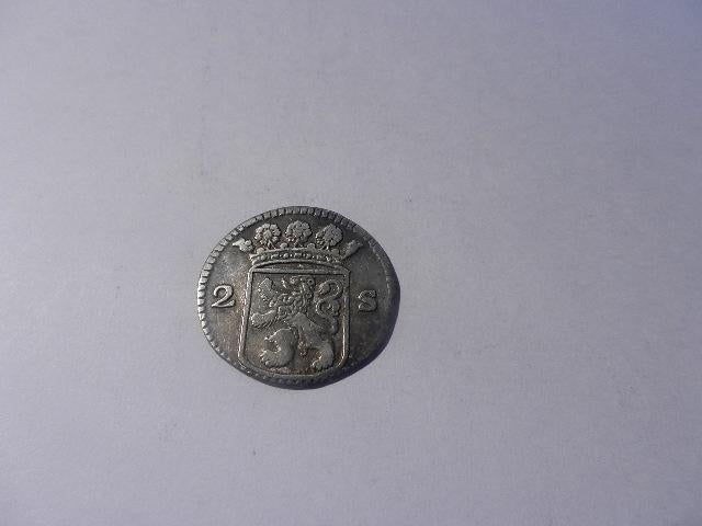 Holandia  wapen stuiver  1731   zilver, Vóór koninkrijk, Zilver, Ophalen of Verzenden, Losse munt