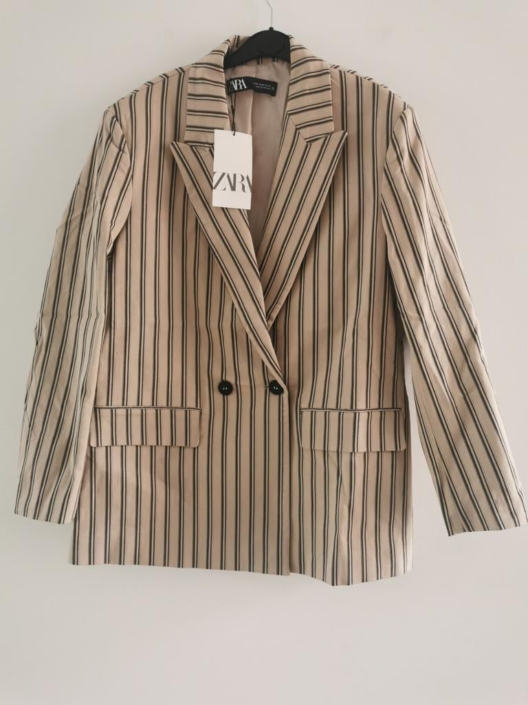 ZARA gestreepte blazer mt. M, Maat 38/40 (M), Verzenden, Nieuw, Jasje