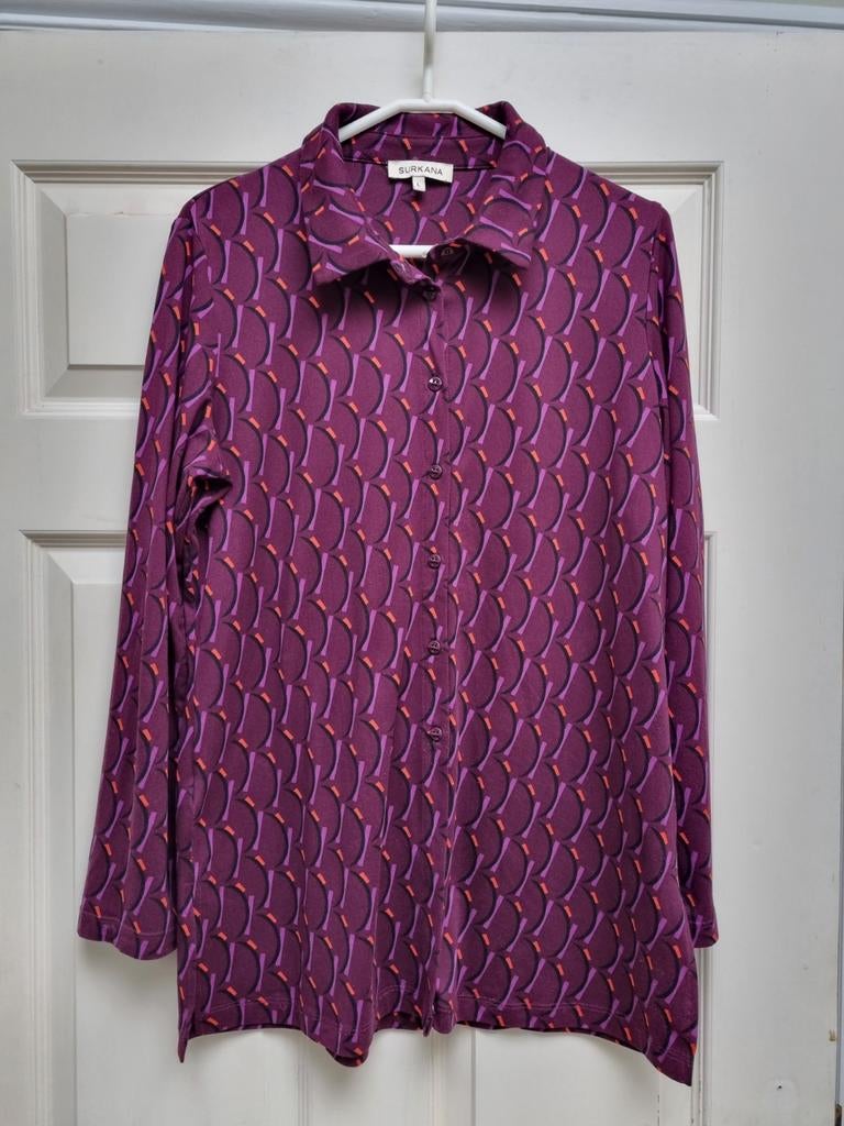 Mooi, lange, superzachte blouse van Surkana, maat L, Kleding | Dames, Blouses en Tunieken, Surkana, Ophalen of Verzenden, Maat 42/44 (L)